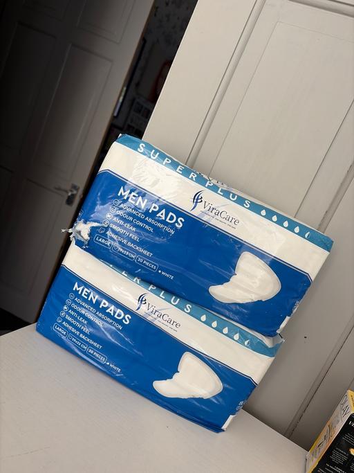 Buy & Sell Duckmanton Chesterfield - Photos for X2 packs vira care men pads