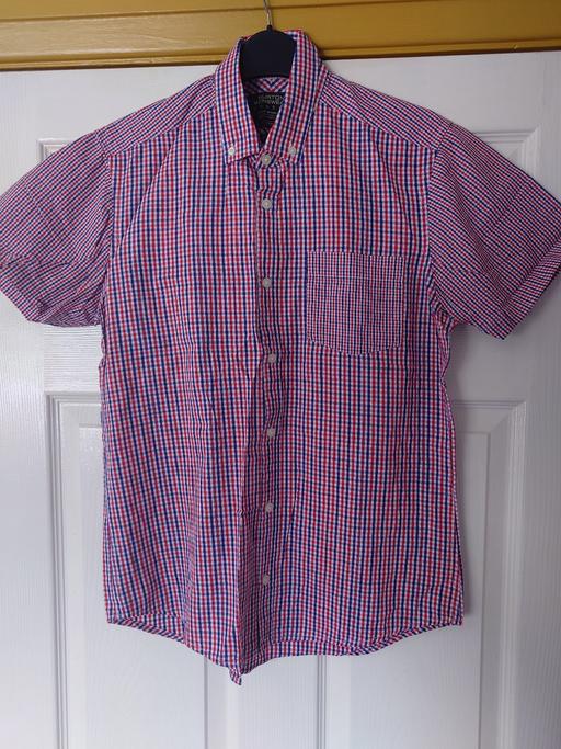 Buy & Sell Woodthorpe Charnwood - Photos for Mens red/blue checked fitted shirt size small