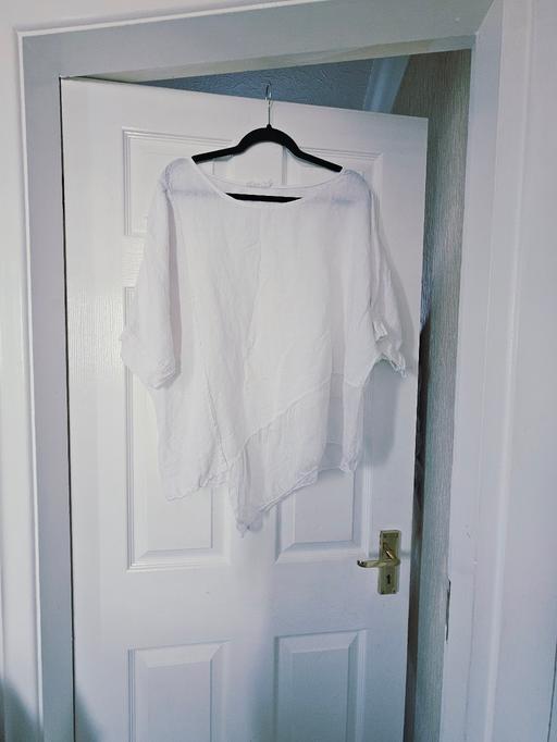 Buy & Sell Newton Doncaster - Photos for unusual linen top, size 18/20.