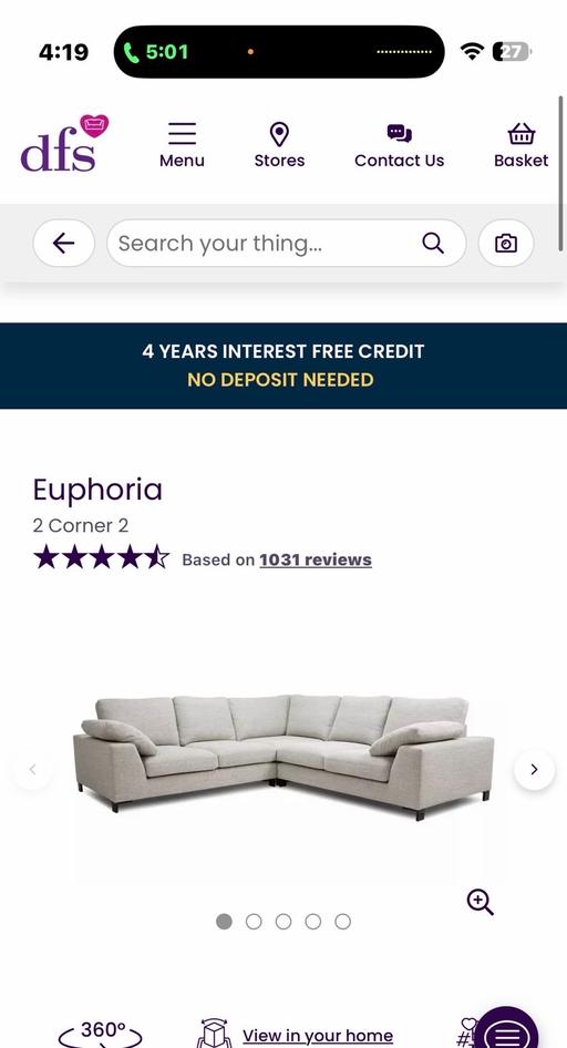 Buy & Sell Queensway Central London - Photos for DFS corner sofa EUPHORIA foam seats