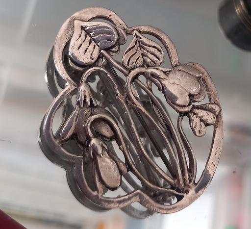 Buy & Sell Thatto Heath Saint Helens - Photos for Vintage masj pewter violet's brooch