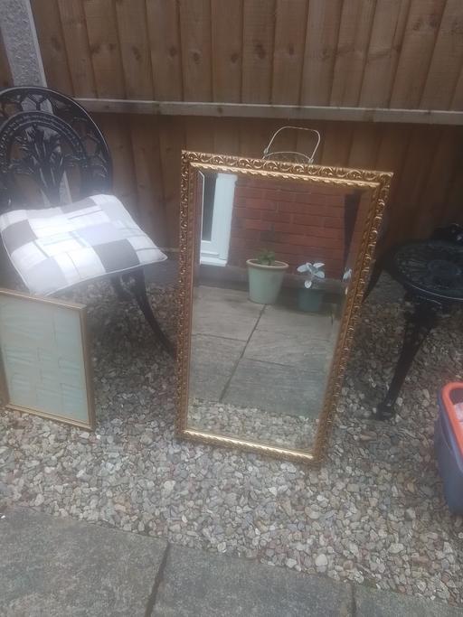 Buy & Sell Aldridge Walsall - Photos for GOLD FRAMED MIRROR