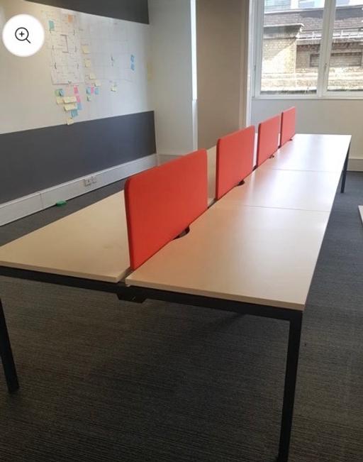 Buy & Sell Waddon South East London - Photos for Wood-top 8-pod Office Bench Desk