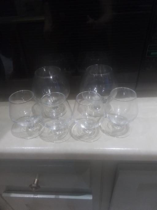 Buy & Sell Aldridge Walsall - Photos for SIX BRANDY GLASSES
