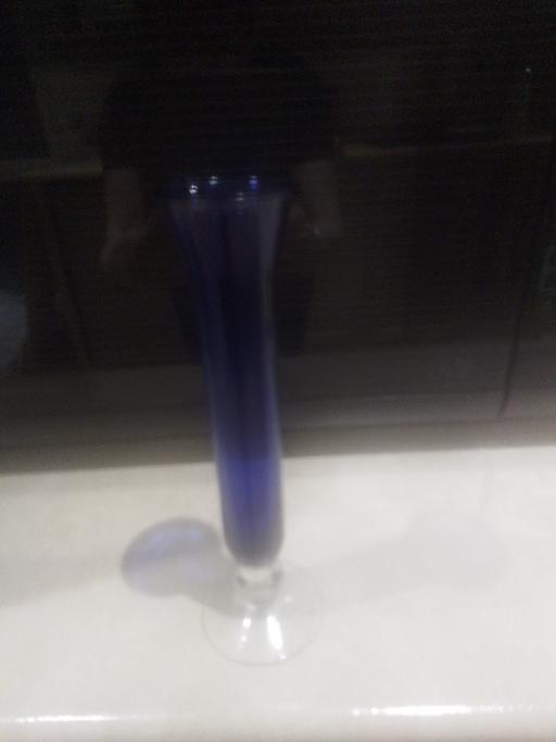 Buy & Sell Streetly Walsall - Photos for COLBART BLUE GLASS VASE