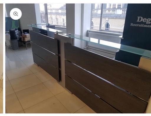 Buy & Sell Waddon South East London - Photos for Used Second Hand Reception Desk Glass