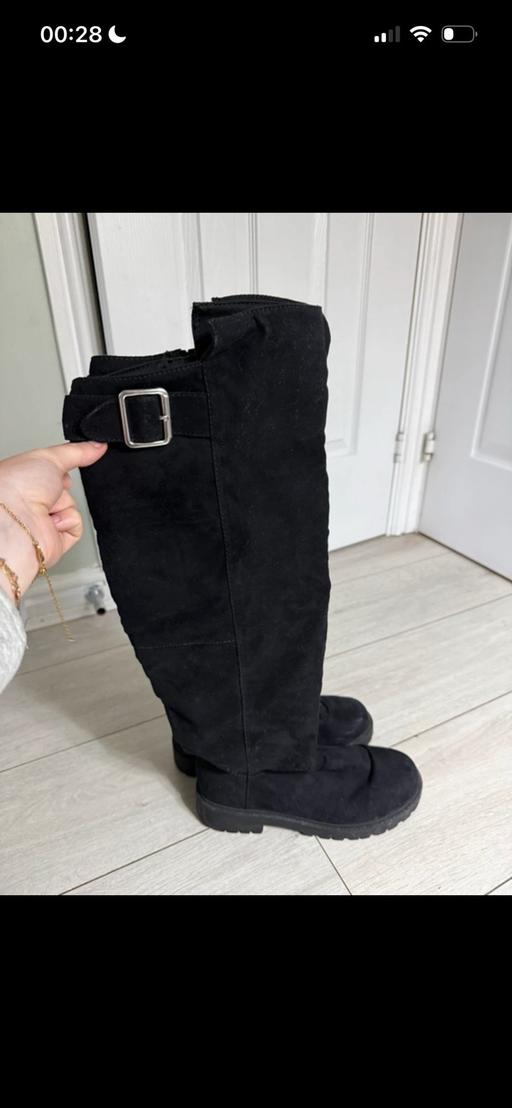 Buy & Sell Oldbury Sandwell - Photos for H&M black faux suede boots 6 women’s