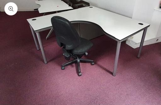 Buy & Sell Waddon South East London - Photos for White wood Left Hand Side Desk