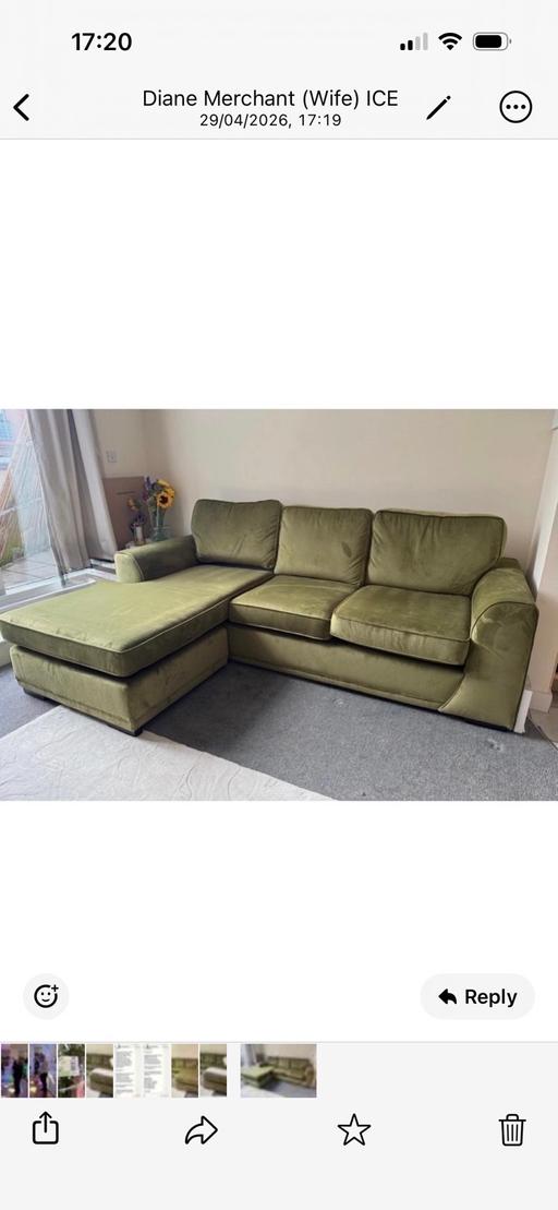 Buy & Sell Great Baddow Chelmsford - Photos for Green Corner Sofa