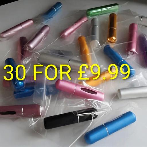 Buy & Sell Tyseley Birmingham - Photos for 30X Perfume Atomiser Bottles 5ML Travel Size