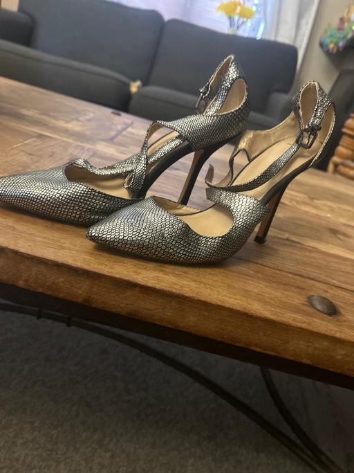 Buy & Sell Bushbury Wolverhampton - Photos for Size 6 silver printed heels