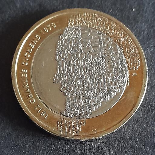 Buy & Sell Bamber Bridge South Ribble - Photos for CHARLES DICKENS £2 COIN