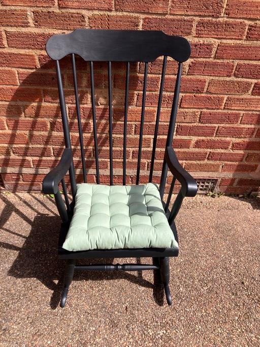 Buy & Sell Beoley Redditch - Photos for Black rocking chair