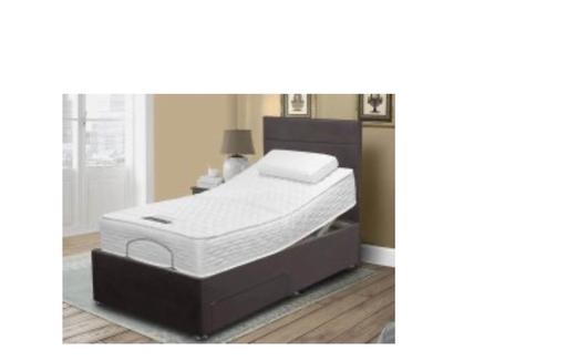 Buy & Sell Hampton-in-Arden Solihull - Photos for Brown electric single divan bed with mattress