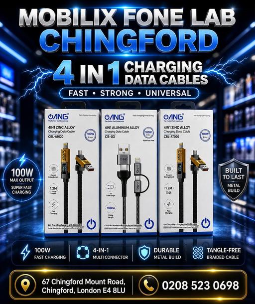 Buy & Sell Highams Park East London - Photos for ANG 4 in 1 Charging Data Cables Available