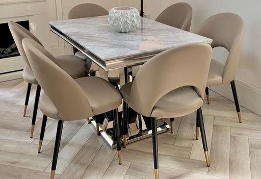 Buy & Sell Acocks Green Birmingham - Photos for Dining table marble and chrome