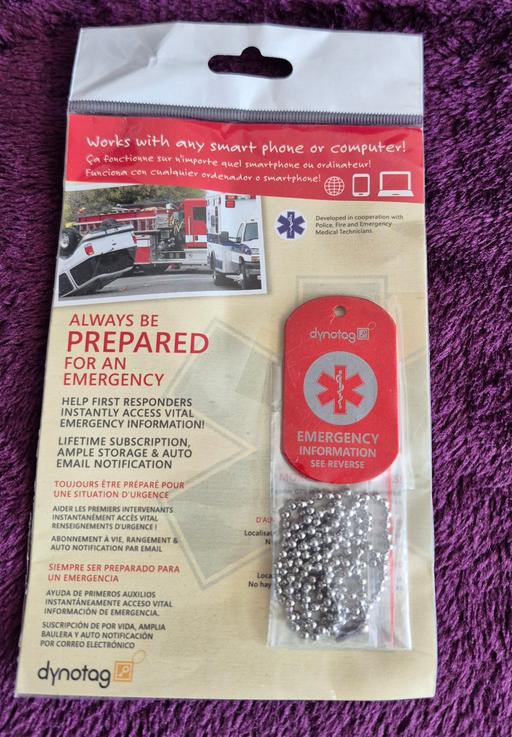 Buy & Sell Wednesfield Wolverhampton - Photos for Brand New Emergency Medical I'd Pendent.