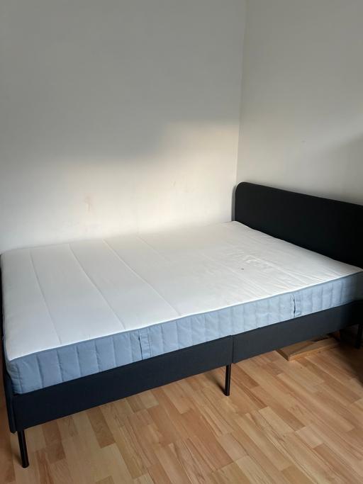 Buy & Sell Upton Park East London - Photos for IKEA Bed frame+ Mattress- Like new- £90
