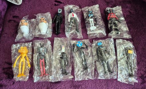 Buy & Sell Wednesfield Wolverhampton - Photos for Skibidi Toilet Doll Set 7-10cm Skibidi Toilet