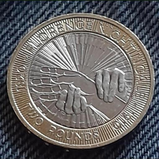 Buy & Sell Bamber Bridge South Ribble - Photos for FLORENCE NIGHTINGALE £2 COIN
