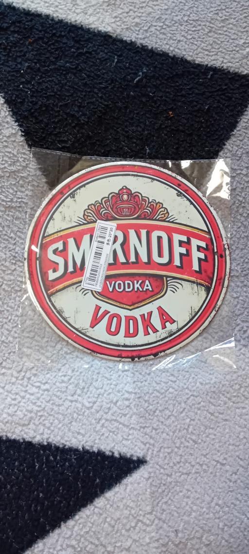 Buy & Sell Bilston Wolverhampton - Photos for brand new vintage smirnoff metal sign