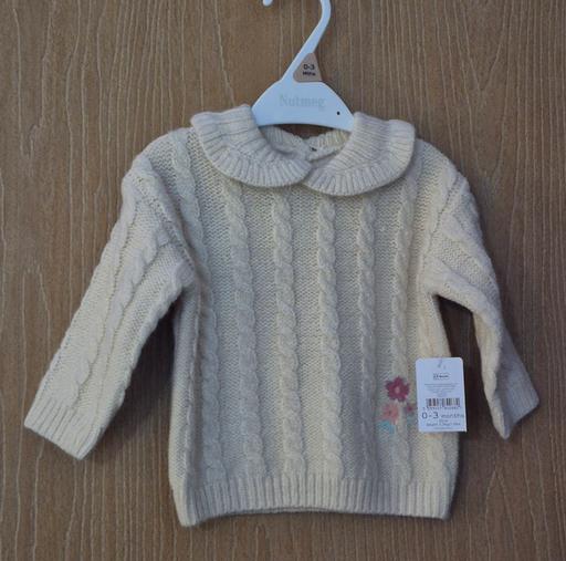 Buy & Sell Wednesfield Wolverhampton - Photos for Nutmeg Baby Jumper Cable-Knit Design Peter Pa