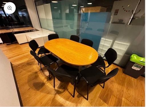 Buy & Sell Waddon South East London - Photos for Pre-Owned Meeting Office Table Dark Wood