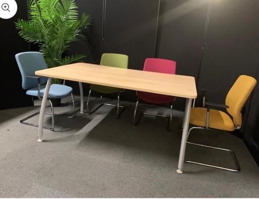 Buy & Sell Waddon South East London - Photos for Office Meeting table 8 seater maple finish