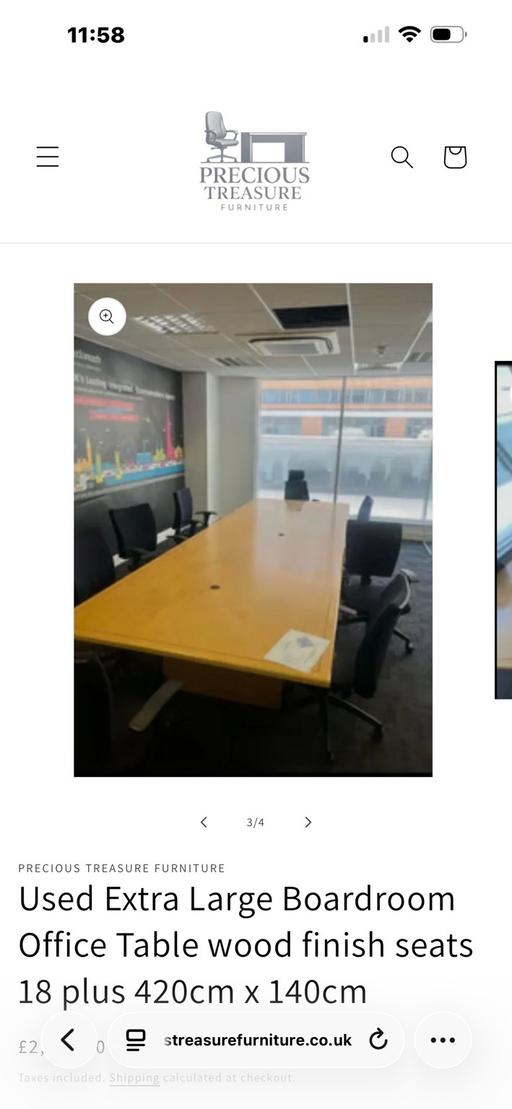 Buy & Sell Waddon South East London - Photos for Large boardroom table