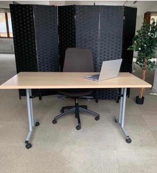Buy & Sell Waddon South East London - Photos for Beech finish folding office table