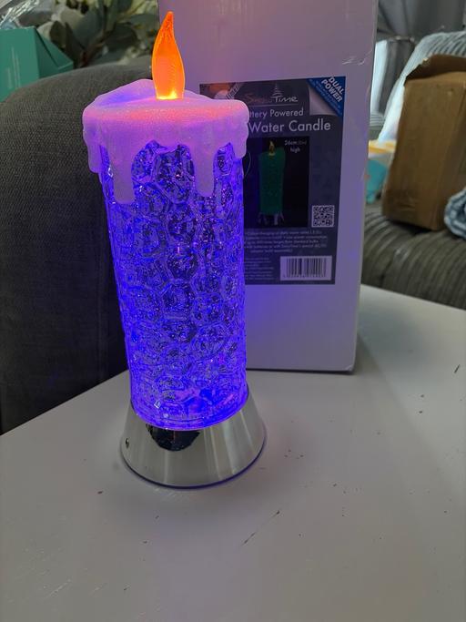 Buy & Sell Duckmanton Chesterfield - Photos for Snow time led water/glitter candle