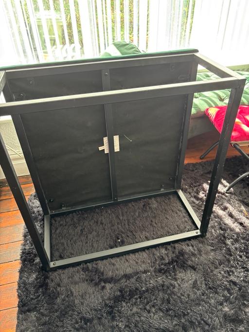 Buy & Sell Abbey Wood South East London - Photos for Green velvet ottoman/coffee table