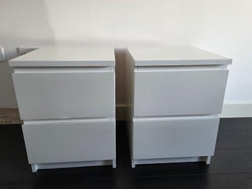 Buy & Sell Denton Tameside - Photos for IKEA Malm 2 Drawer Bedside Chest