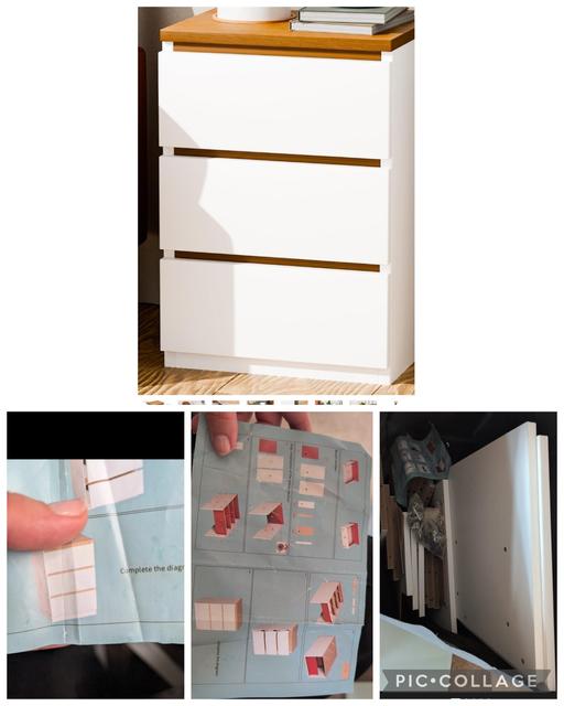 Buy & Sell Dalbeattie Dumfries and Galloway - Photos for bedside cabinet with drawers.