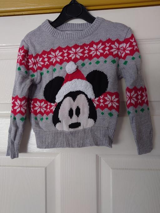 Buy & Sell Woodthorpe Charnwood - Photos for Boys Mickey mouse Christmas jumper size 2Y