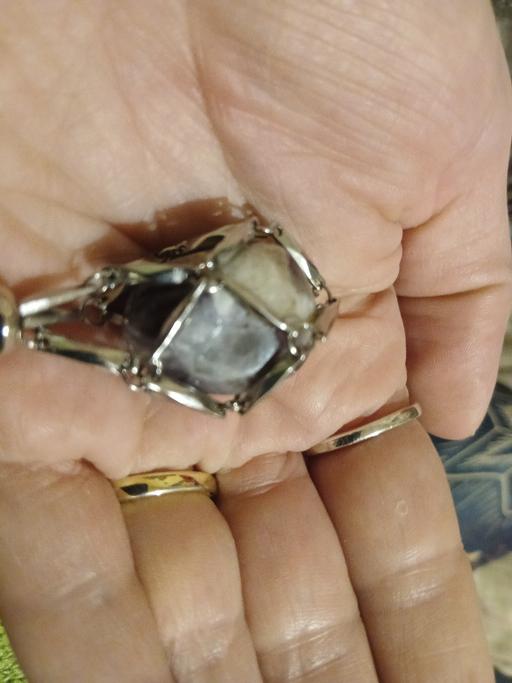 Buy & Sell Lower Wortley Leeds - Photos for Necklace cage & purple stone!