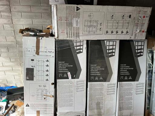 Buy & Sell Darlaston Walsall - Photos for Screwfix Plastic Garage Shelving Units X 11