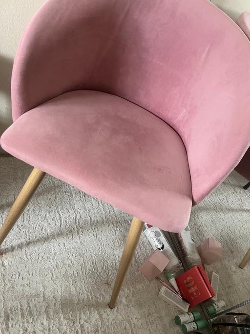 Buy & Sell Birmingham Solihull - Photos for Pink chair x2