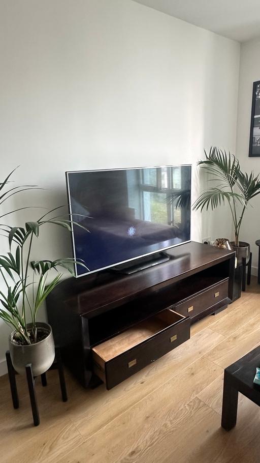 Buy & Sell Bracknell Bracknell Forest - Photos for Dark wood TV stand with storage