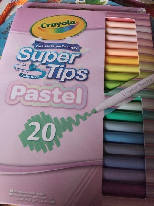 Buy & Sell Bushbury Wolverhampton - Photos for crayola super tips pastel colours