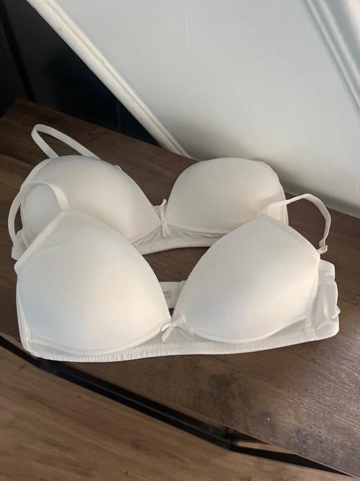 Buy & Sell Cadeby Doncaster - Photos for Non wire white first bras x2