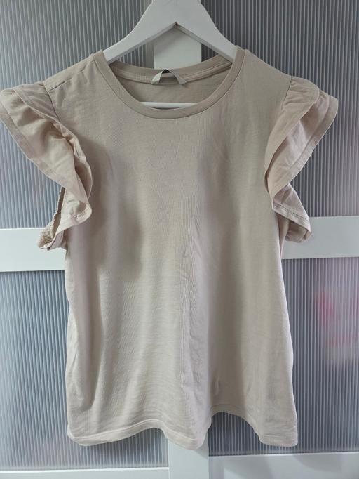 Buy & Sell Weston Point Halton - Photos for Size 12 GEORGE beige frill sleeve tshirt