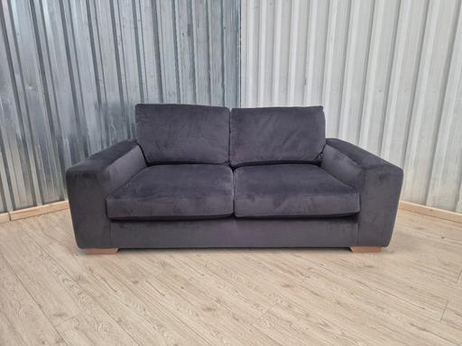 Buy & Sell Cheslyn Hay South Staffordshire - Photos for Next Houghton Charcoal Grey Velvet 3 Seater