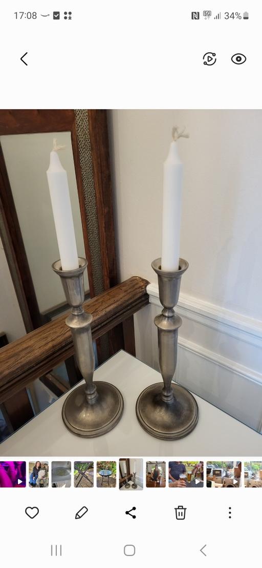 Buy & Sell Freezywater North London - Photos for silver candle holders