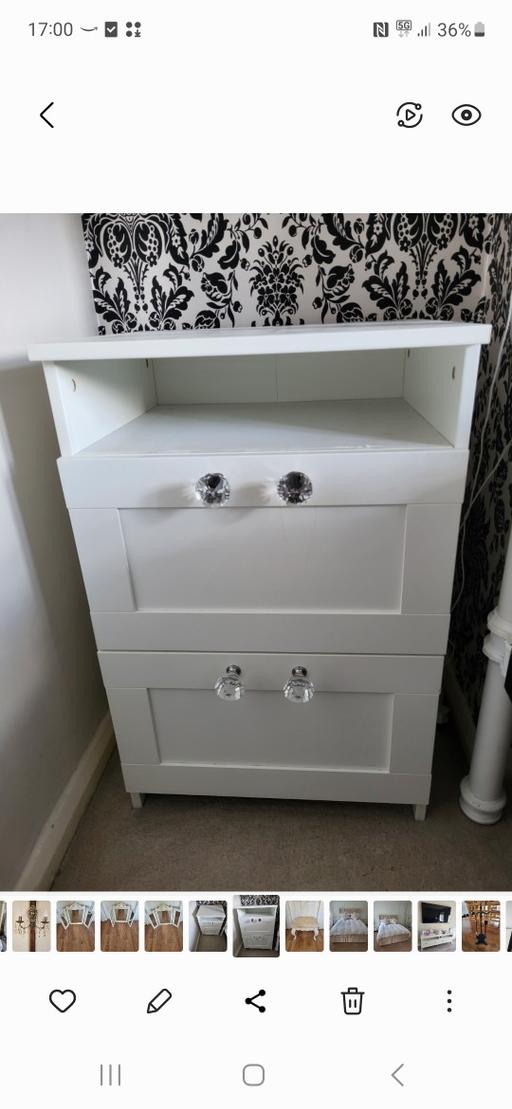 Buy & Sell Freezywater North London - Photos for beautiful large bedside cabinet