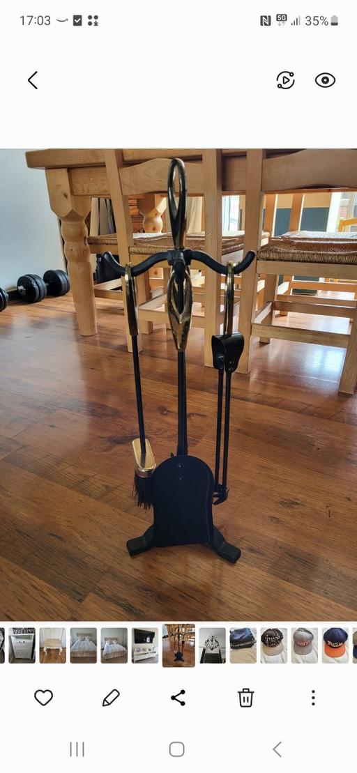Buy & Sell Freezywater North London - Photos for fire side set very heavy iron