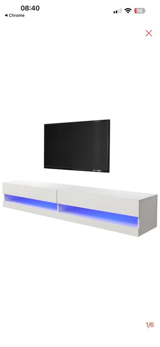 Buy & Sell North Harrow Harrow - Photos for Galia 180cm Wall TV Unit White