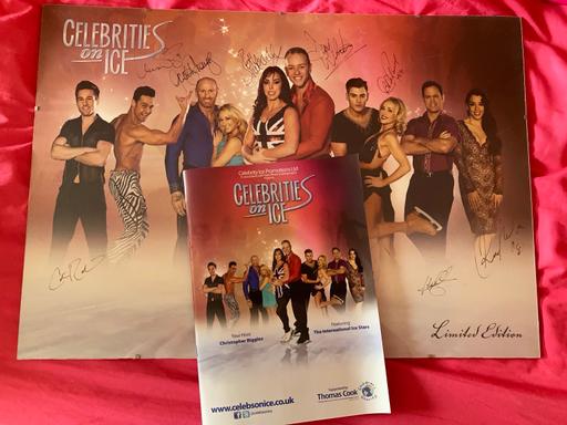 Buy & Sell Minworth Trade Park Birmingham - Photos for Celebrities On Ice Signed A3 Framed Poster