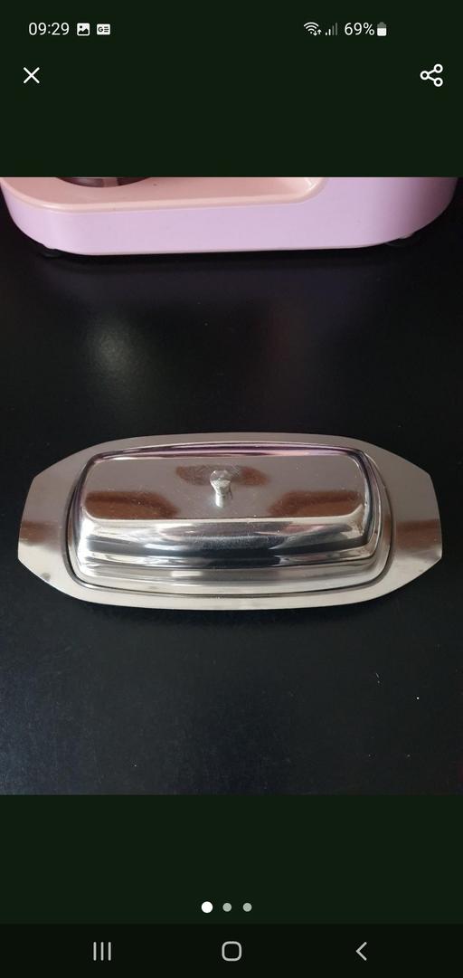 Buy & Sell Upper Gornal Dudley - Photos for vintage stainless Steel cheese/butter dish