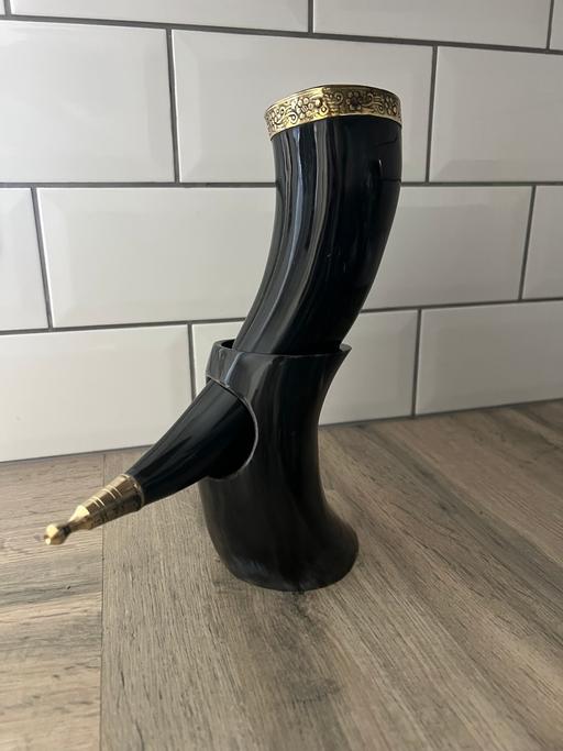 Buy & Sell Bournville Birmingham - Photos for Viking drinking horn +stand genuine ox